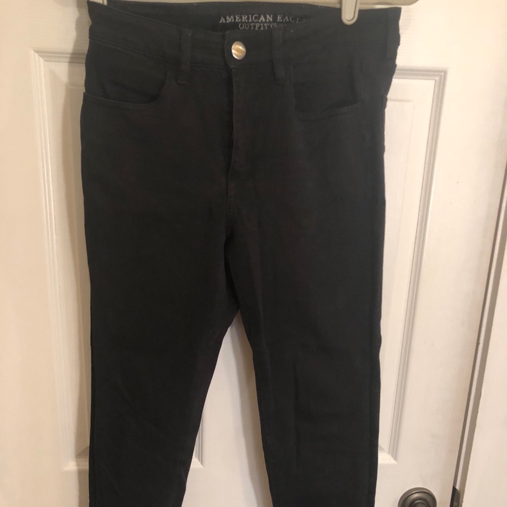 American eagle black jeggings